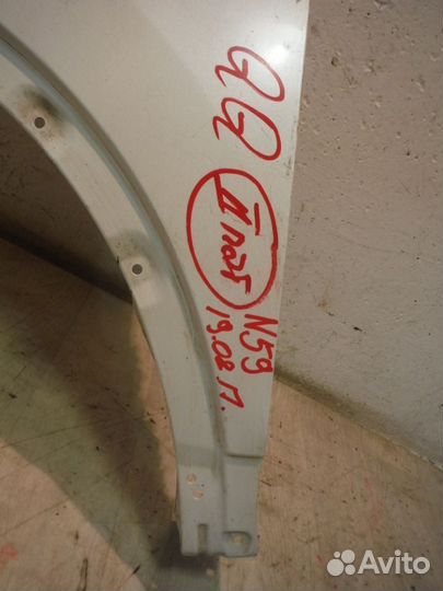 Крыло переднее левое nissan Qashqai 2 J11 2015