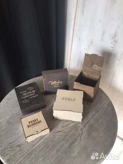 Коробки деревянные