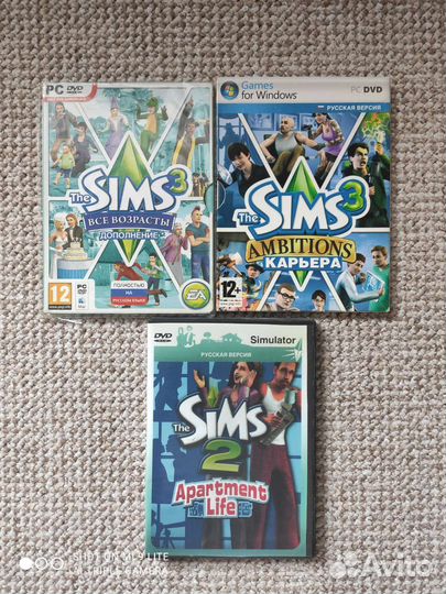 Компьютерная игра the sims 2,3