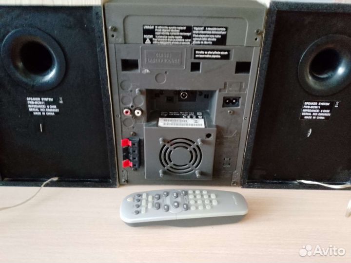 Музыкальный центр philips бу. Рабочий