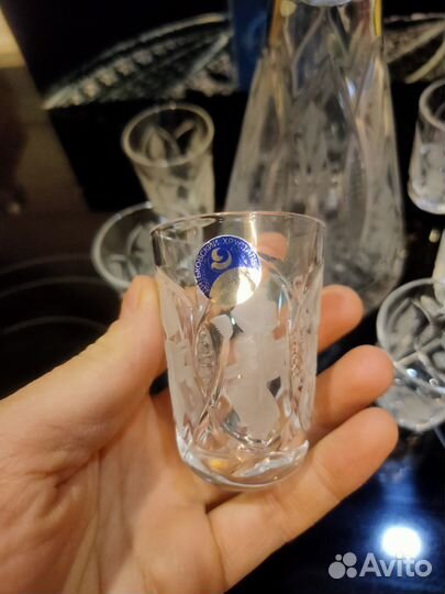 Графин хрустальный с рюмками