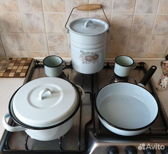 Утятницы,кастрюли,бидоны,сита,скалки СССР