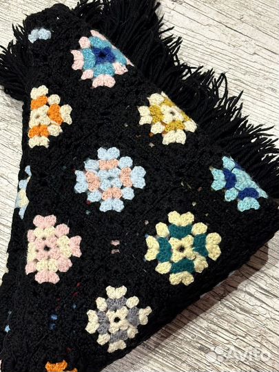 Шаль СССР натуральная шерсть