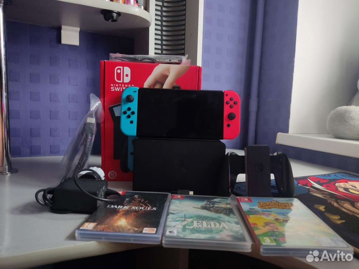 Игровая приставка Nintendo Switch oled 64 гб