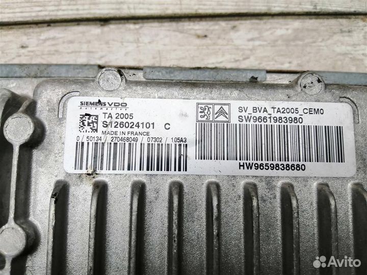 Блок управления АКПП Пежо 207 1,6