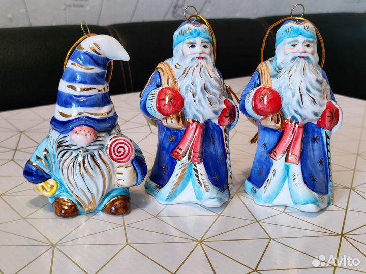 Новые ёлочные игрушки Лефортовский фарфор