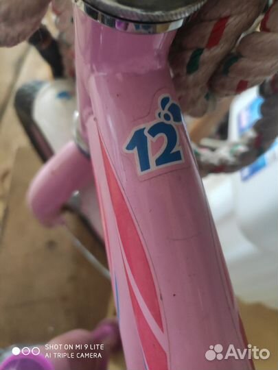 Велосипед для девочки+самокат в подарок