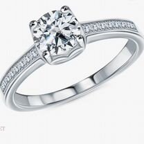 Кольцо с фианитами