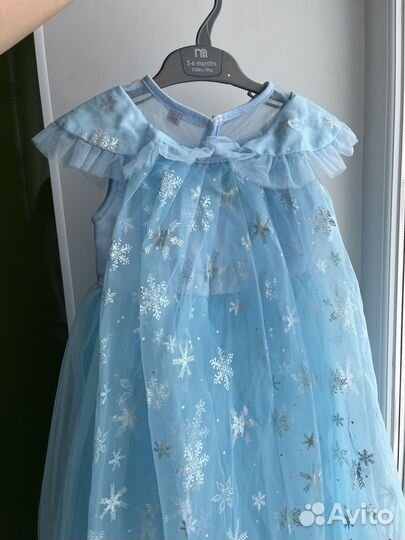 Платье для девочки эльза 116-120
