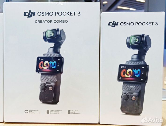 DJI Osmo Pocket 3 Standard/Creator Combo в наличии