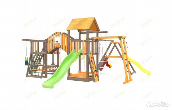 Детская площадка для дачи Панда Фани Мостик 2