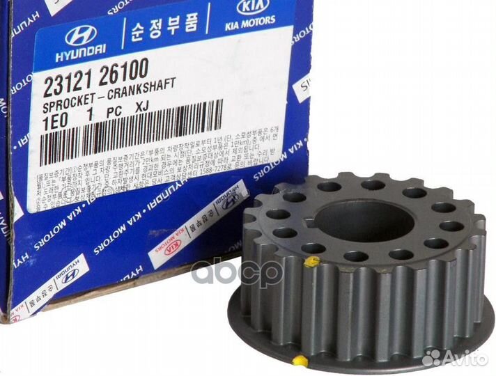 Шестерня коленвалаorg 2312126100 Hyundai-KIA