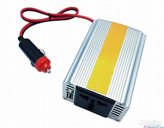 Автомобильный инвертор 150W 12V - 220V c USB rexan