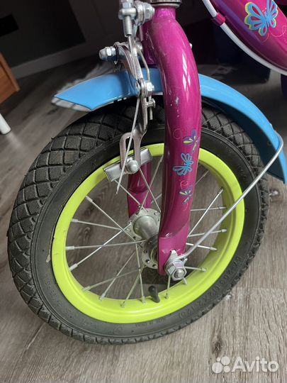 Велосипед для девочки 3-5 лет