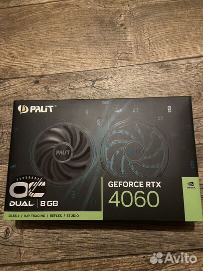 Видеокарта palit rtx 4060 8 gb новая