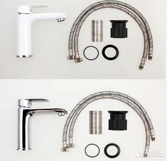 Смеситель для раковины черный