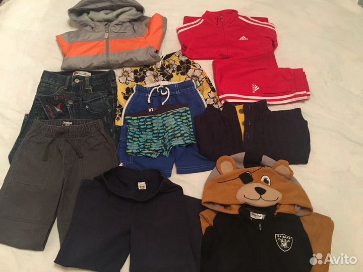 Пакет вещей для мальчика на 3 года