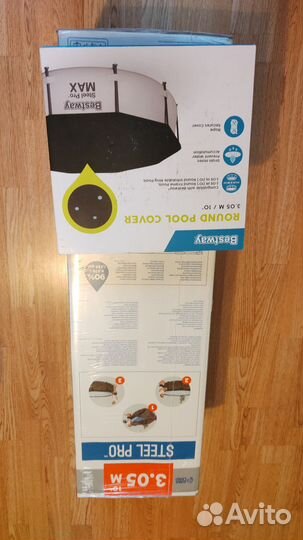 Каркасный бассейн 305/ 76+тент