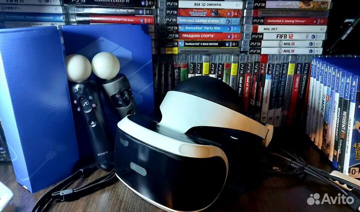 PS4 шлем очки VR Полный комплект