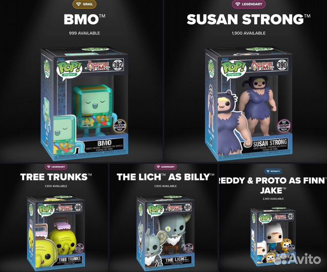Funko NFT: Adventure Time S2 Предзаказ из США