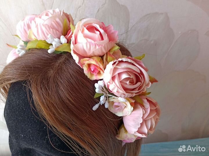Ободок для волос ручной работы