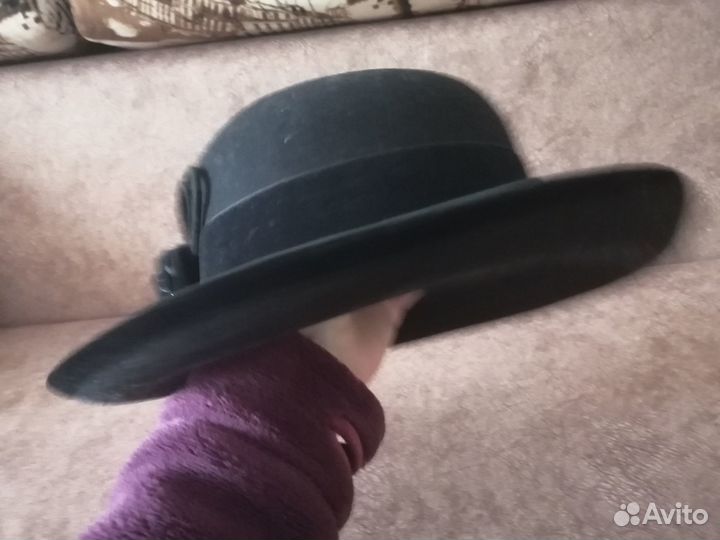 Шляпа фетровая женская новая 56