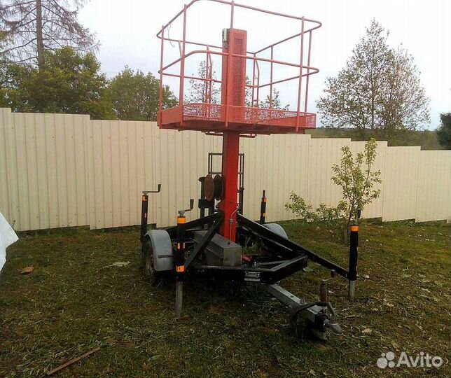Автовышка, вышка, подъемник прицепной