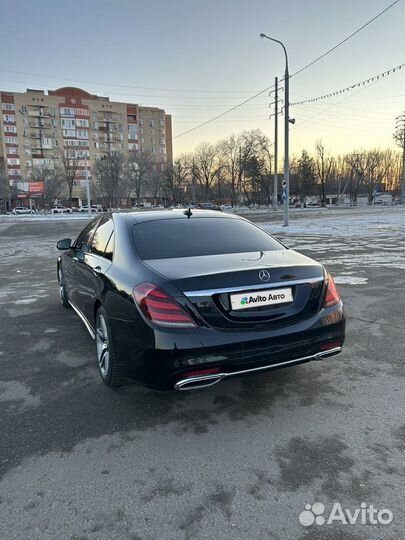 Mercedes-Benz S-класс 2.9 AT, 2018, 59 950 км