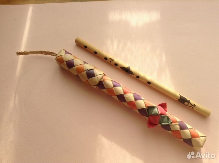 Флейта из тросника. Камбоджия. Новая