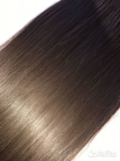 Волосы на заколках