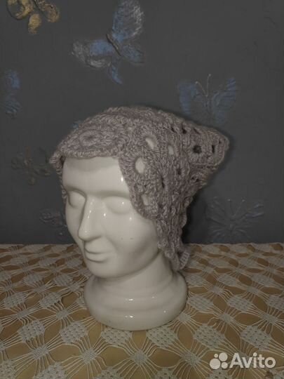 Шапка. Ирландское кружево