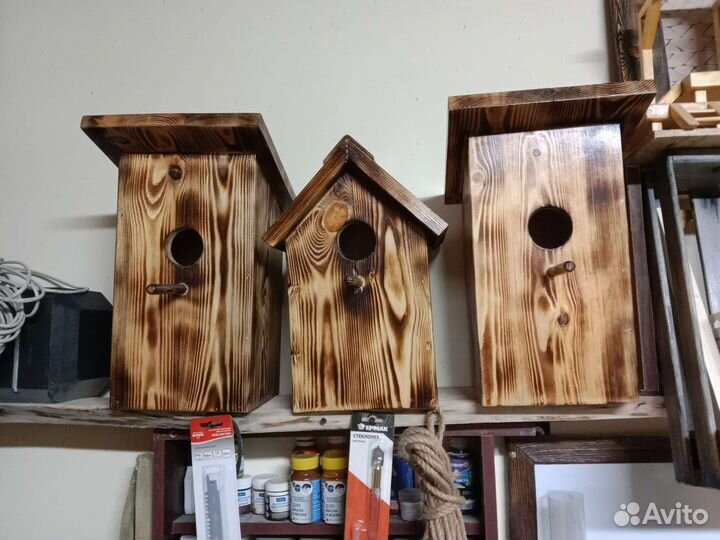 Скворечники из дерева