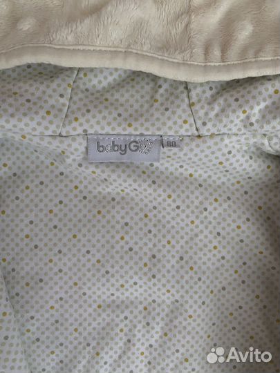 Комбинезон плюшевый 80