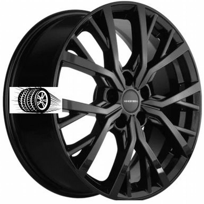Литые диски Khomen Wheels 7×R18 5×112