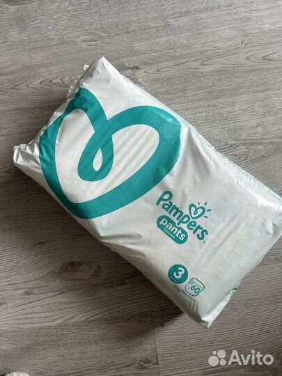 Подгузники трусики pampers 3 120 шт