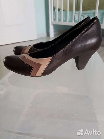 Туфли кожаные 36р
