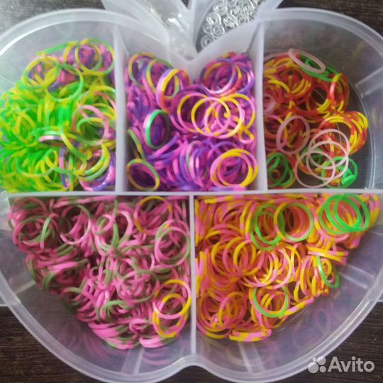 Набор резинок для плетения в форме яблока