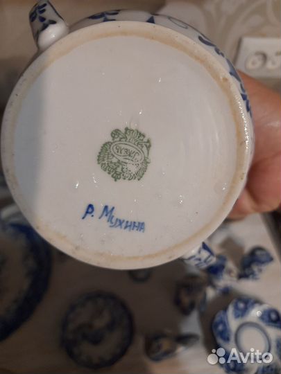 Фарфоровая посуда гжель