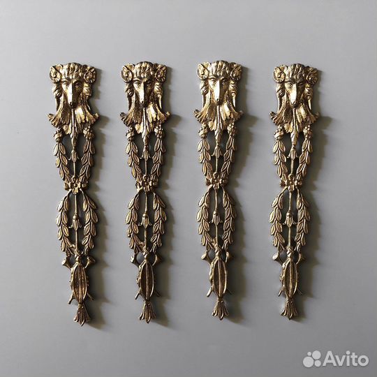 Накладки для мебели бронза