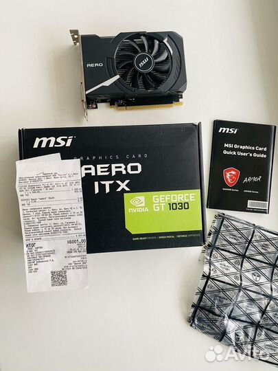 Видеокарта Msi gtx 1030 2gb