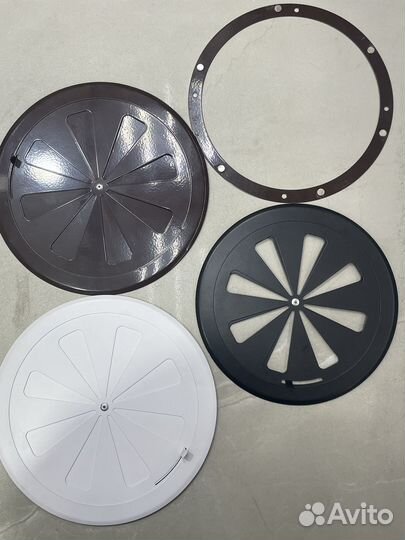 Круглые решетки без клапана: вентиляция и декораци