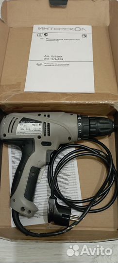 Дрель шуруповерт сетевой