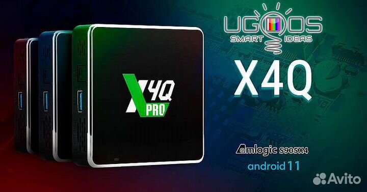 Андроид Тв приставка Ugoos X4Q Pro/Cube/Plus Новая