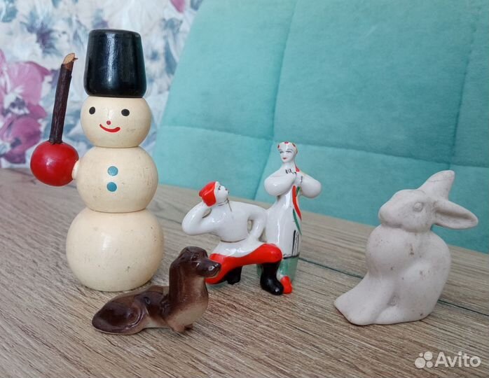 Фарфоровые статуэтки СССР, игрушки