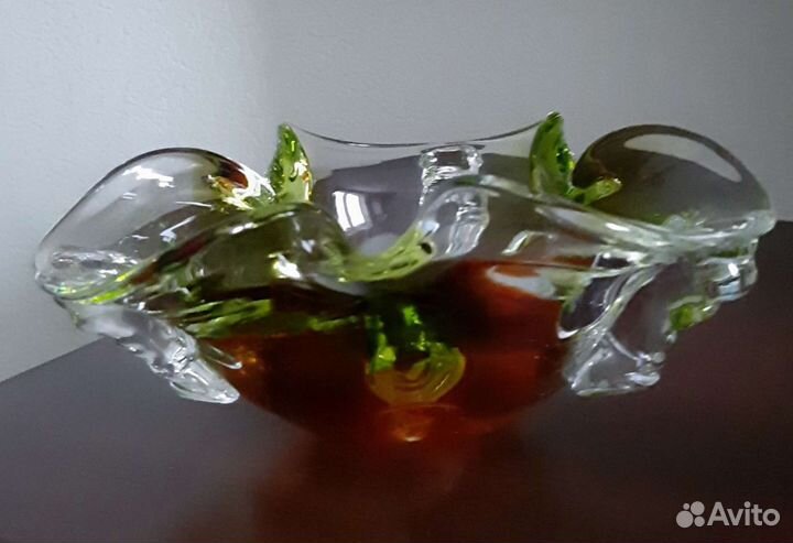 Вазы,пепельница Чехославакия,Богемия.Винтаж