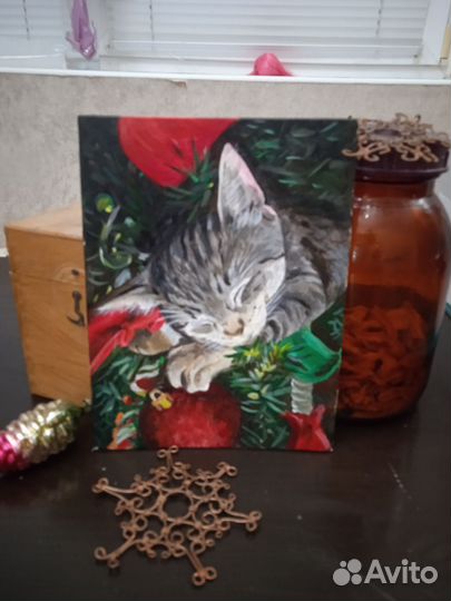 Картина новогодняя 