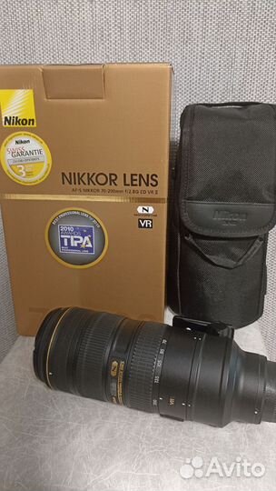 Nikon 70-200mm f/2.8G ED AF-S VR II
