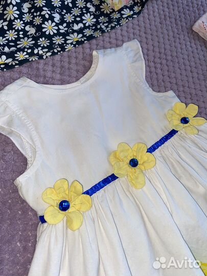 Платье летнее для девочки 92