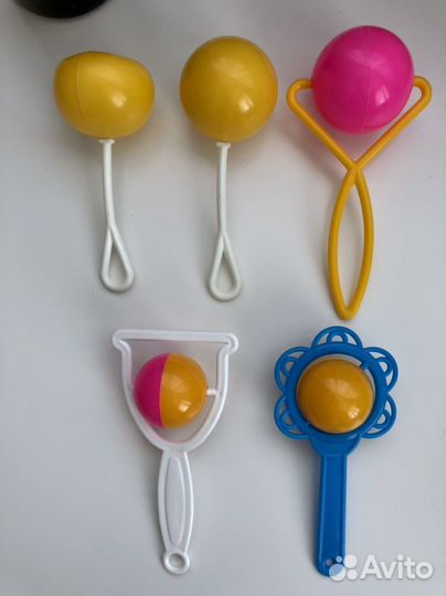 Погремушки пакетом Растяжка на кроватку коляску