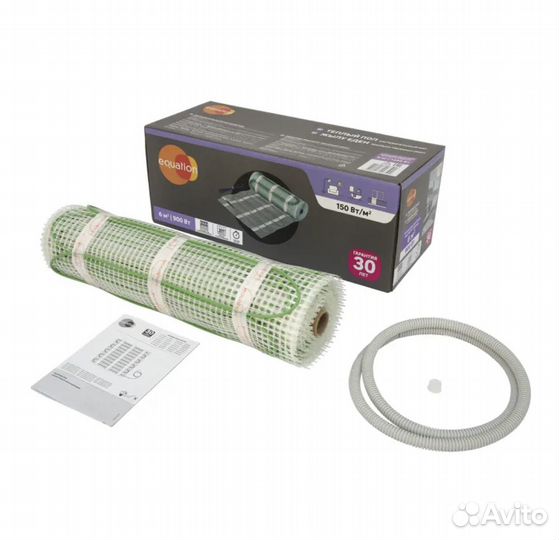 Теплый пол нагревательный мат